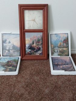 Thomas Kinkade Timeless Seasons Clock