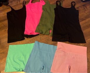 bodysuits and shorts