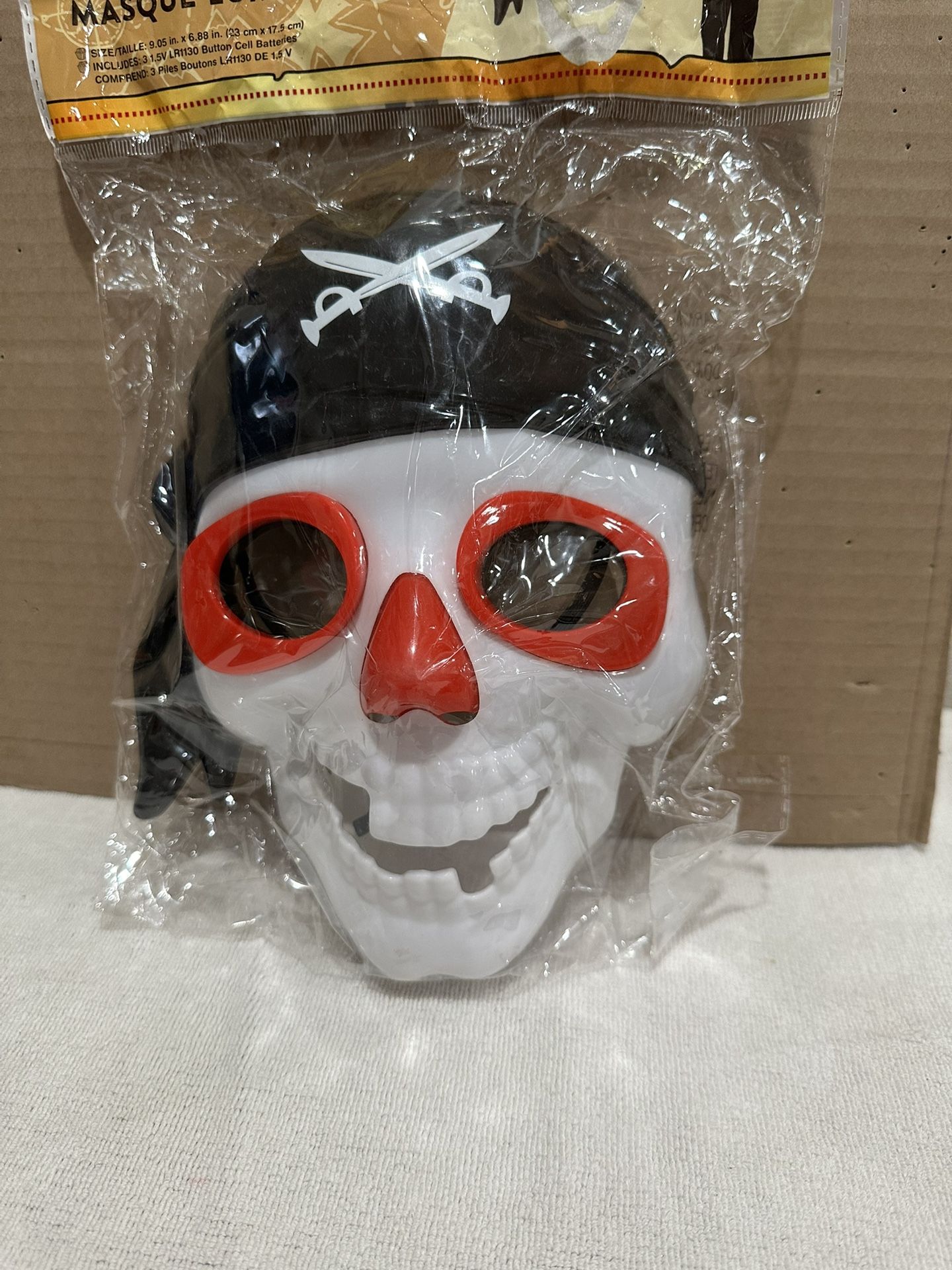 Light Up Pirate Mask