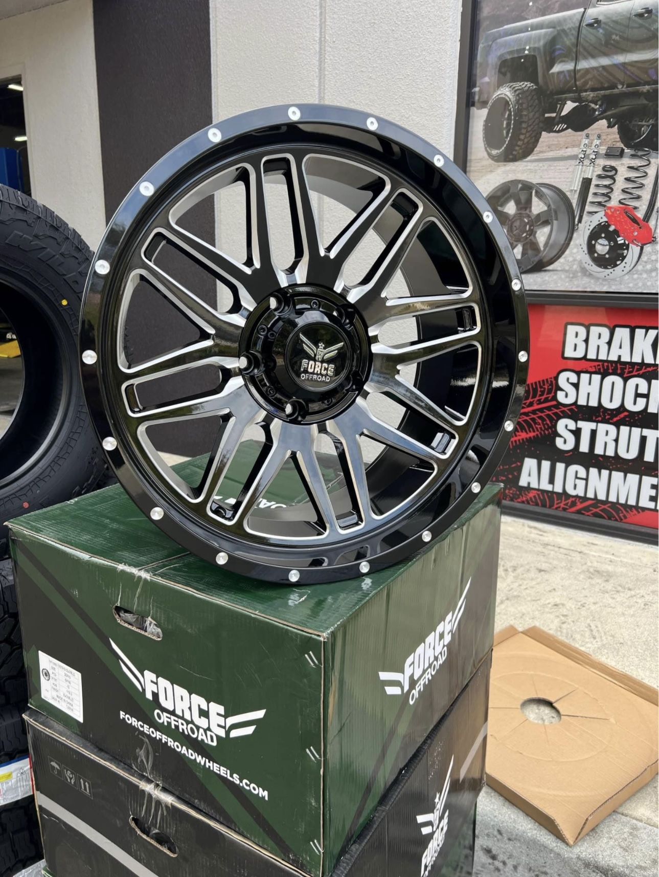 Force Off-Road F-04 20x10 5x150 Wheels 33" MT Tires Package Deal WE FINANCE