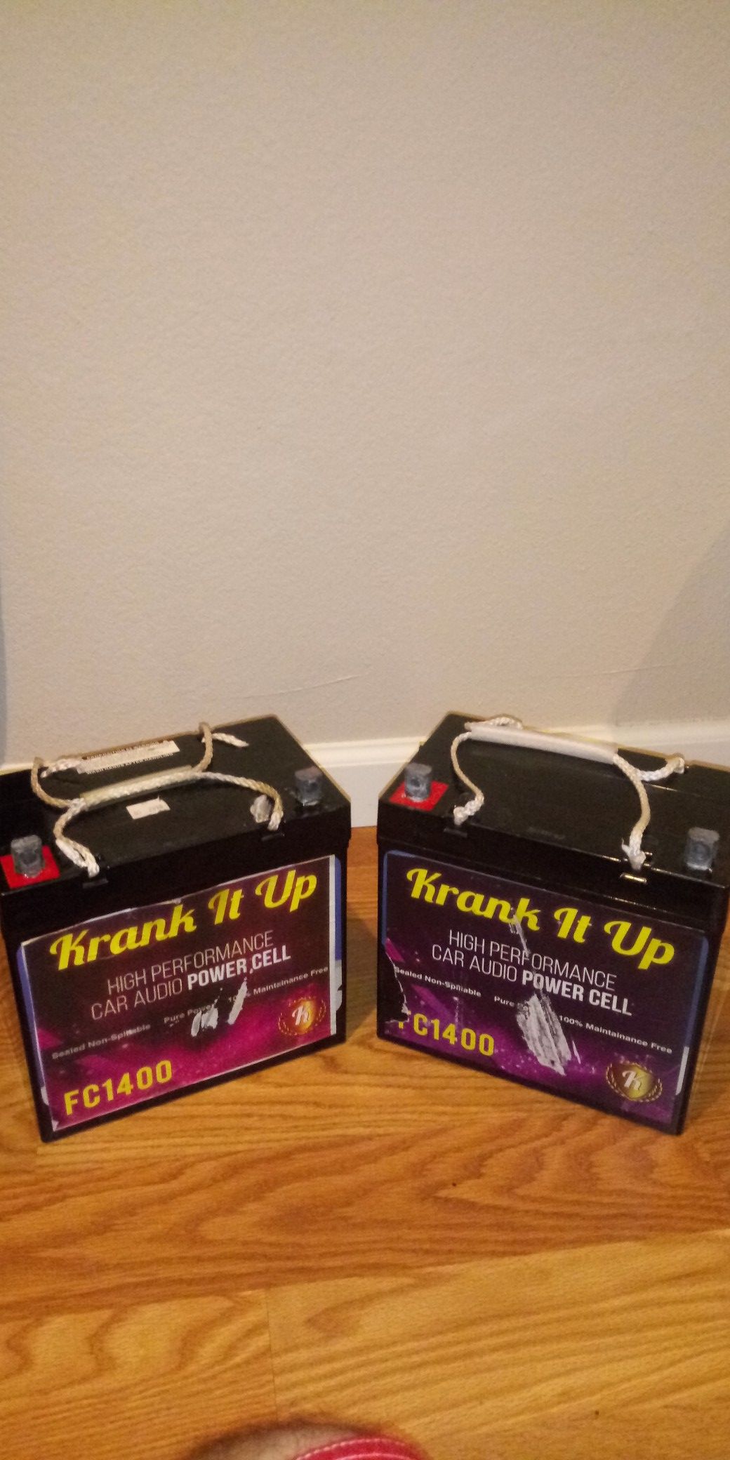 Car audio battery krank it up fc 1400