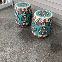 Ceramic Garden Stools