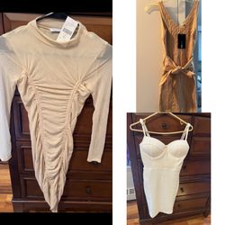 Three New Dresses Size: XS