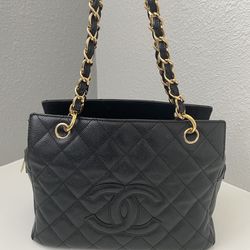 Authentic Chanel Quilted Timeless Petite Tote Bag