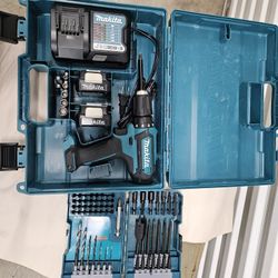 Makita Drill & Circular Saw + 2 Batteries And Charger