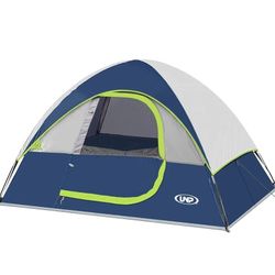 Camping Tent 2 Person, Waterproof Windproof Tent with Rainfly Easy Set up-Portable Dome Tents for Campin