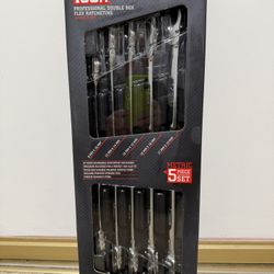 NEW ICON DOUBLE BOX FLEX RATCHETING WRENCH SET 