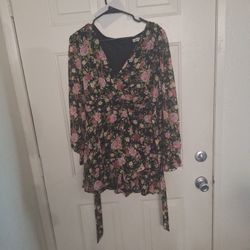 Floral Romper Dress
