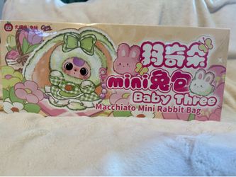 Baby three mini rabbit bag blind box full case