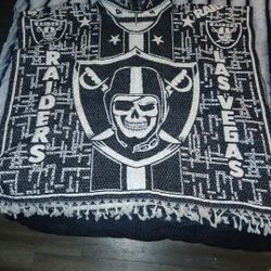 Las Vegas Raiders PONCHO With hood