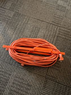 Orange Outdoor Extension Cord