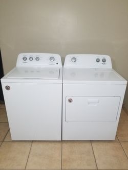 Whirlpool Washer And Electric Dryer Free Deliver And Install 3 Month Warranty