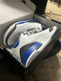 Air Jordan 3 Retro White Blue Cement sz 9