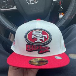 New Era San Fransisco 49ers Fit It Hat 7 5/8 Football