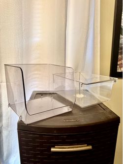 Two Plastic Organizers