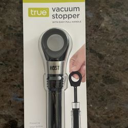 new packaging wine vacuum stopper with easy pull handle