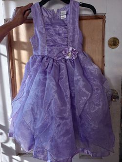 Girls Disney purple Princess dress size 7/8 Halloween Costume