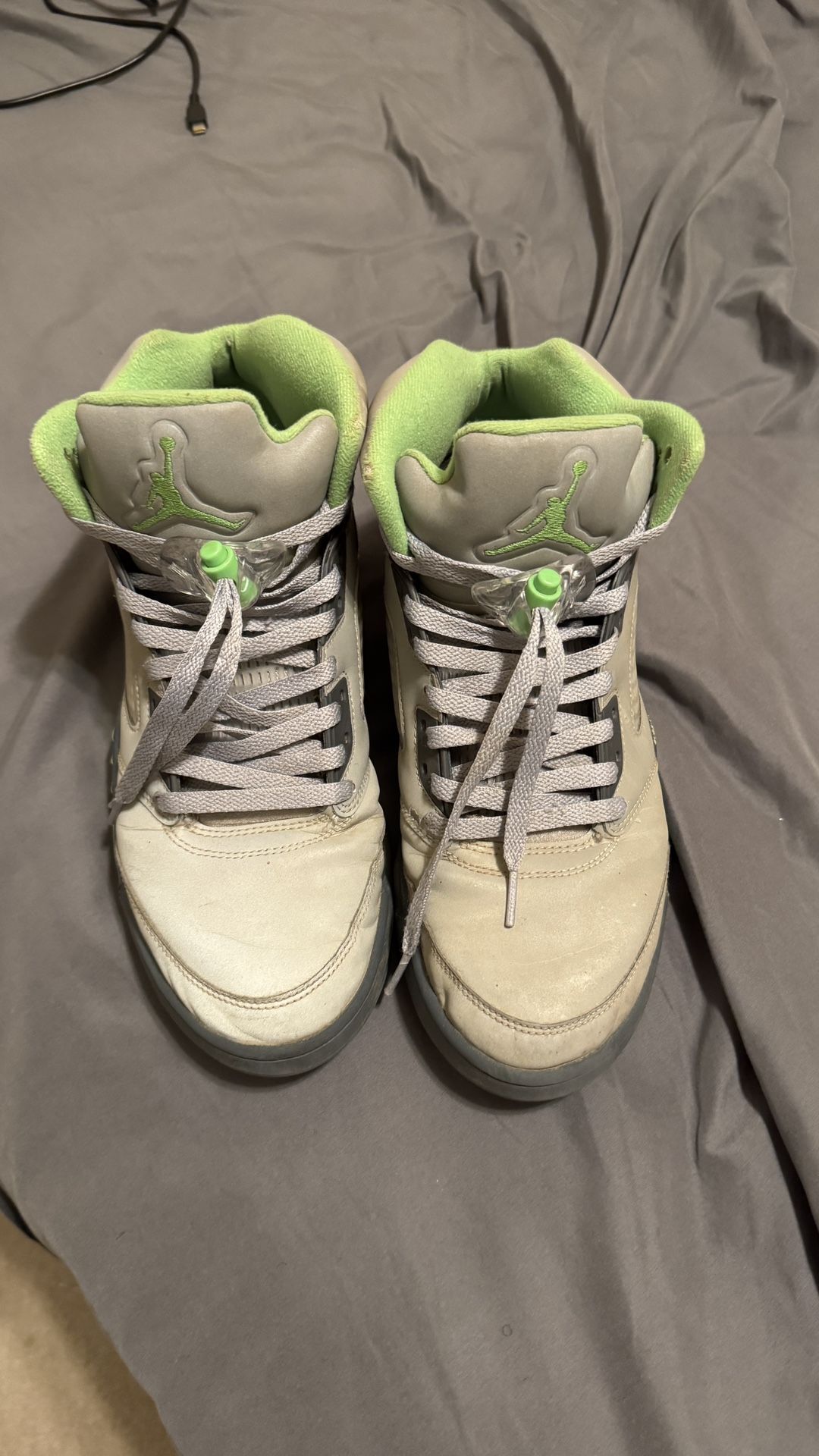 Jordan 5 green bean