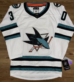 San Jose Sharks White Askarov Stitched Jersey 