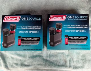 2 Coleman OneSource 2-Port Quick-Charging Station