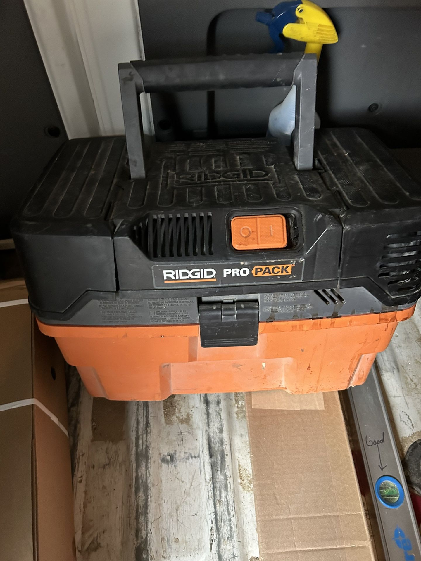 Rigid Pro Pack Vacuum 