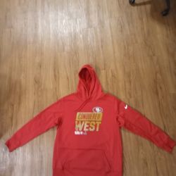 Nike... Hoodie, New...$10 San Francisco 49 Ers 2022, Conquered The West NFC West Champions San Francisco XL Men's, See Pics And Details 