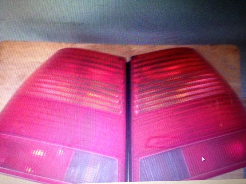 Volkswagon Bora Tailights Magic Color Pair 11/98 Hella