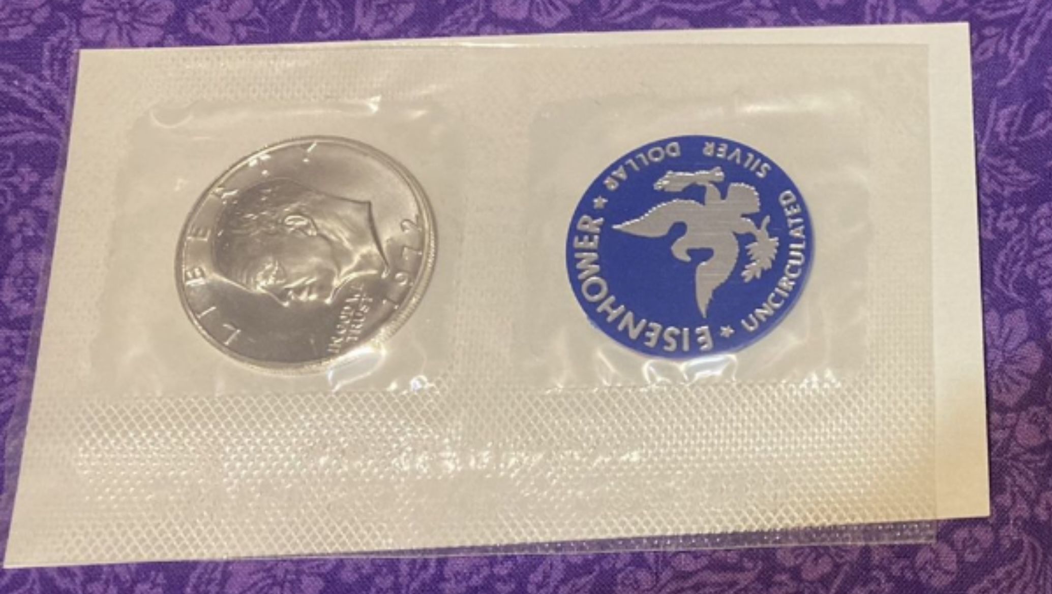 Blue Ike dollar 40% Silver