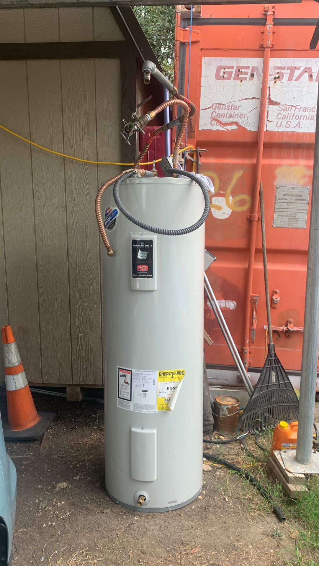 Bradford water heater 40 gallons electric water heater