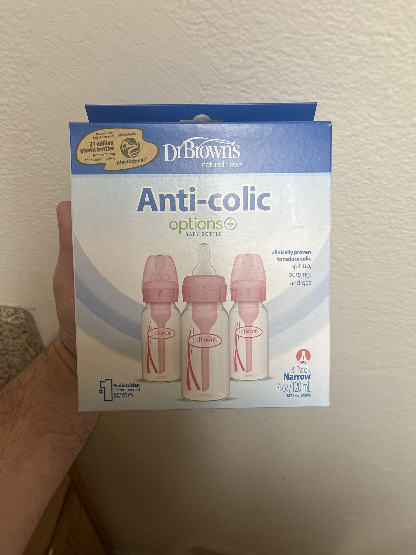 Dr Browns Bottles 3 Pack. 4 Ounces Each.