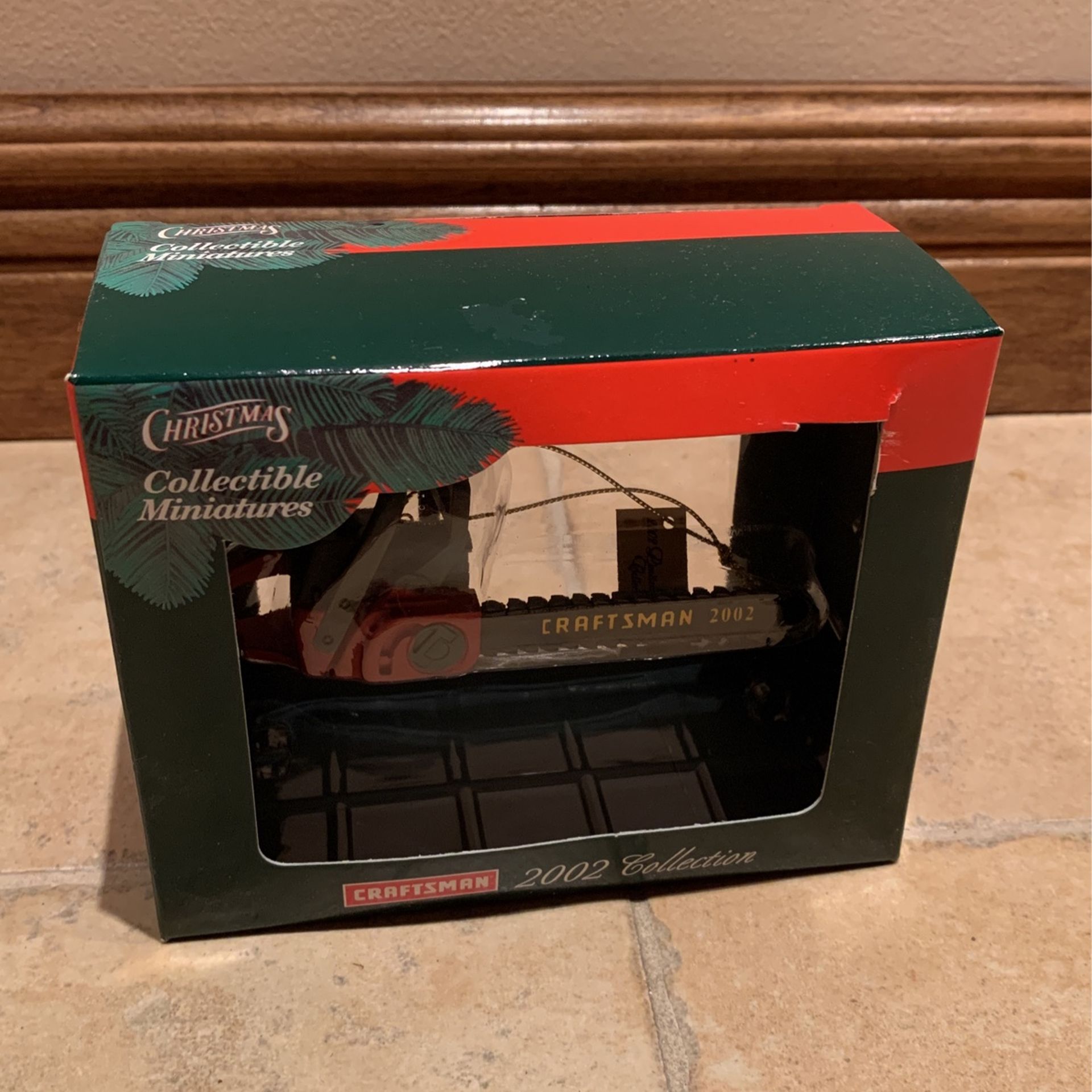 Christmas Ornament - Craftsman 2002 Collection Chain Saw