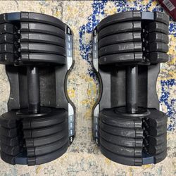 50lbs Adjustable Dumbbells 