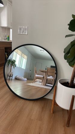 Black Circle Mirror