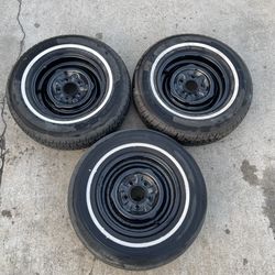 3 14 Inch 58-61 Impala Rims Lowrider Classic Vintage Lowrider Caprice 