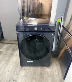 Samsung - BESPOKE 5.3 Cu. Ft. High-Efficiency Stackable Smart Front Load Washer with Steam & AI 🔥