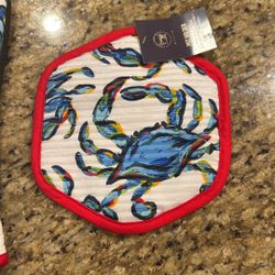 Sewing Down South Pot Holder And Mitts