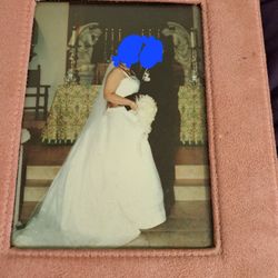 Wedding Dress With Vail