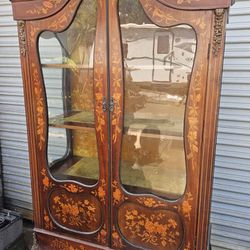 Rare French Curio Cabinet Louis XV Style

