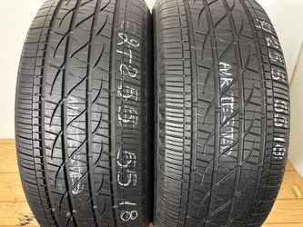 2 tires 255 55 18 Firestone destination le3