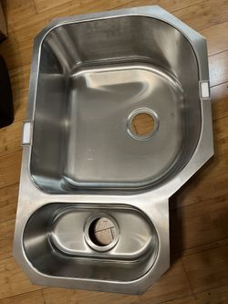 Fregadero Doble Tina En Acero Inoxidables. 21”ancho X 31” Largo (nuevo)