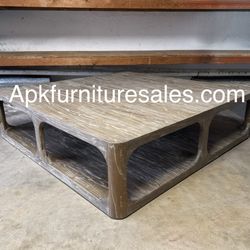 Restoration Hardware Martens Square Coffee Table