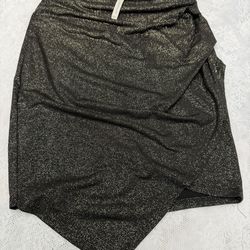 Gold Brown Glitter Chocolate Skirt