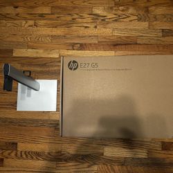 HP E27 G5 27" Class Full HD LCD Monitor - 16:9 - Black, Silver