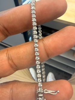 10KT Tennis Bracelet W/ Lab Grown Diamonds 44348-1