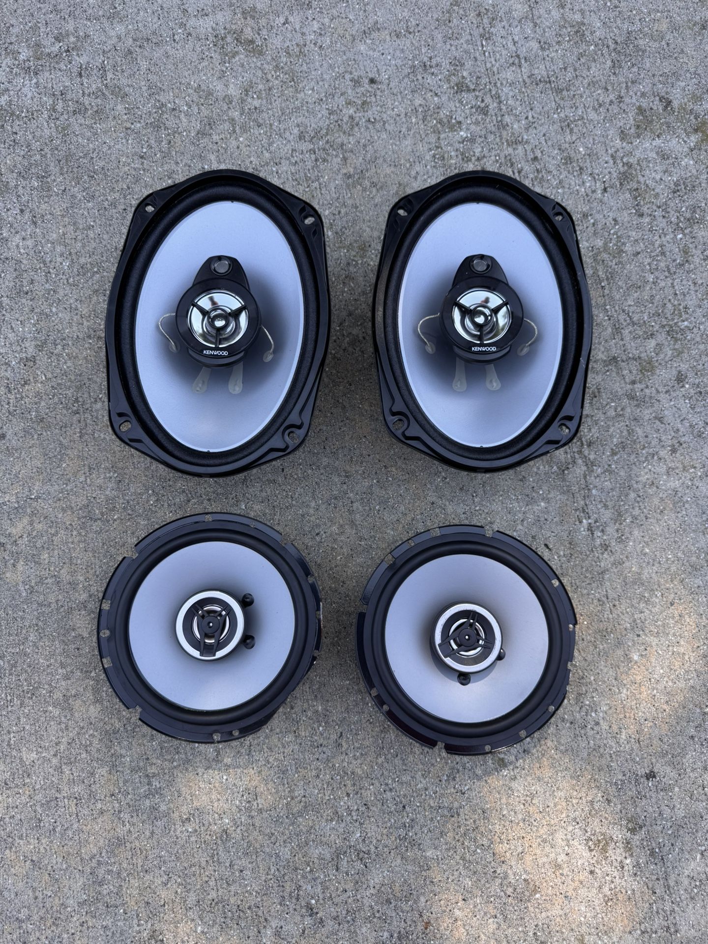 Kenwood 6x9 + 6.5 Speakers - $100