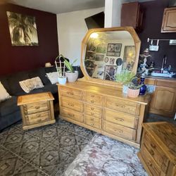 Vintage Drawer Plus Nightstands