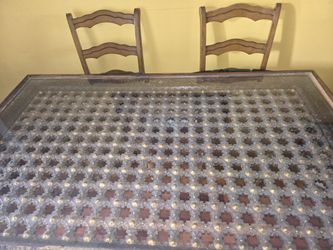 Antique Indonesian Table for 6 People 