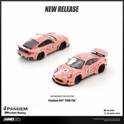 Inno64 Pandem 997 Pink Pig 1/64 Diecast