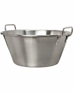 16" Carnitas Cazo Stainless Steel Caso Pot Pan Wok Gas Stove burner Cook 001/2