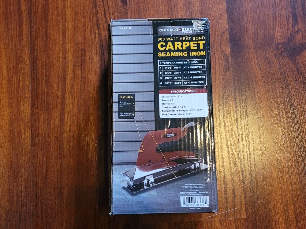 Carpet Seaming Iron (LIKE NEW)
